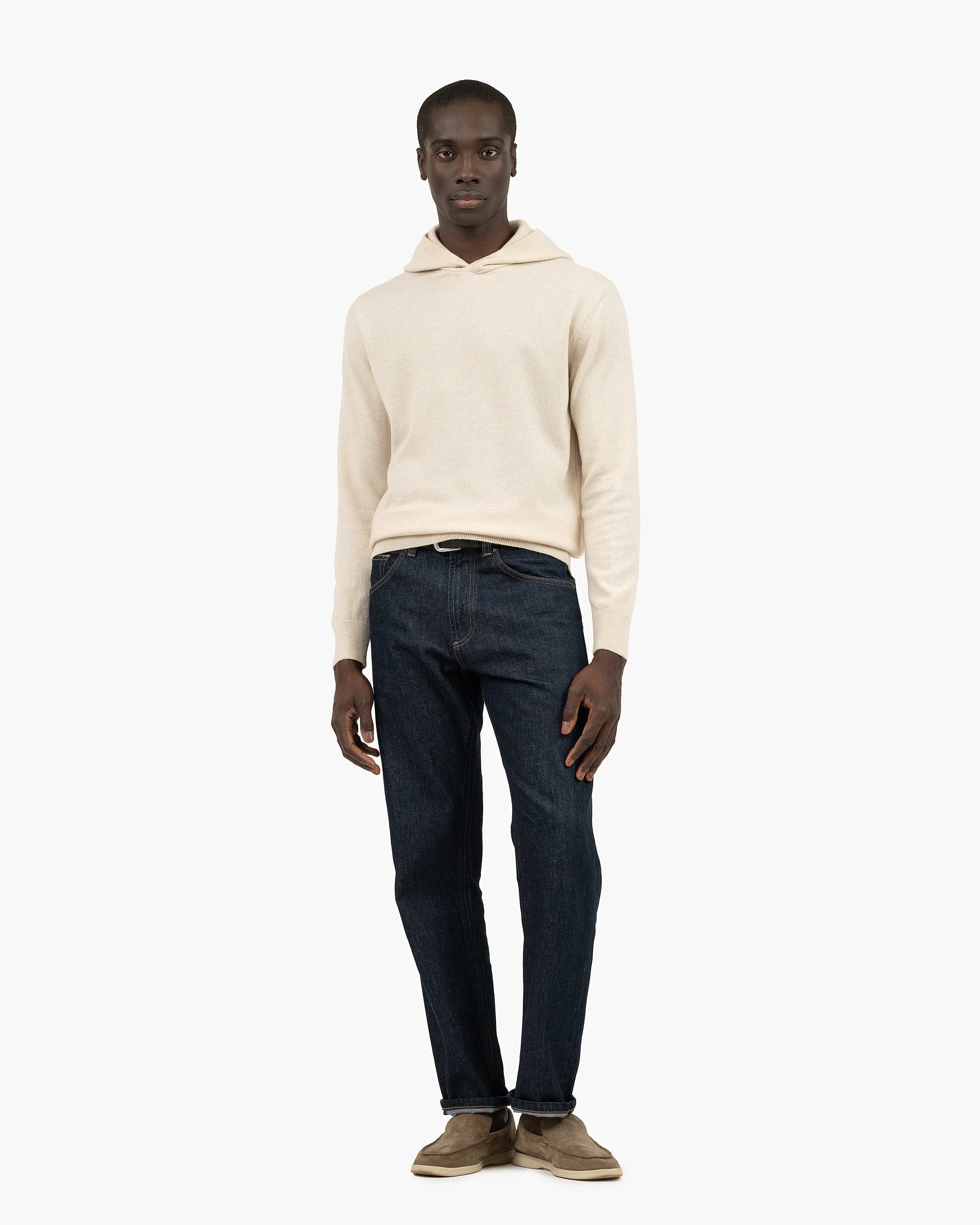 Men's Gramercy Hoodie - Light Beige Cashmere