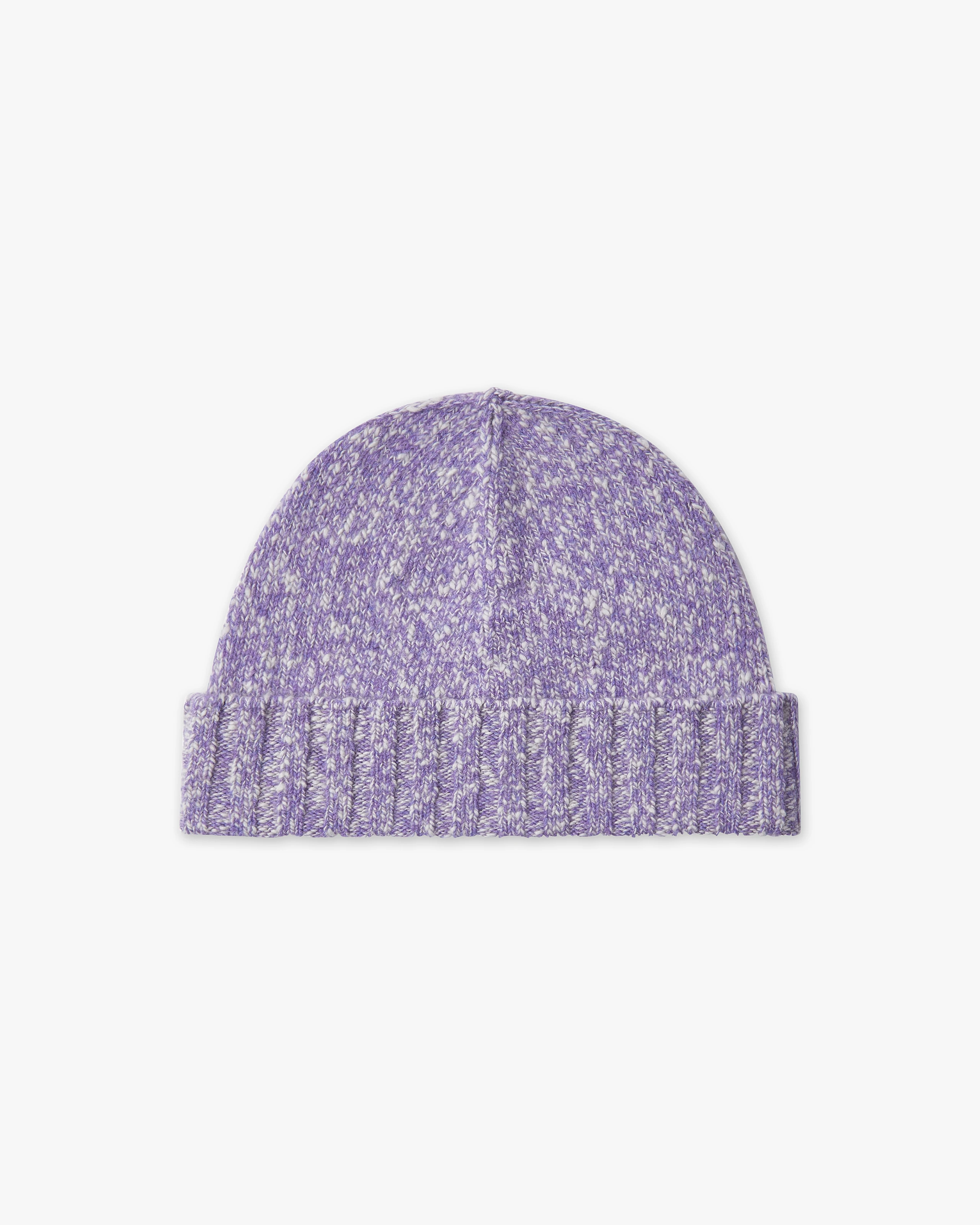 Men's Mouliné Hat - Purple Lana / Cashmere
