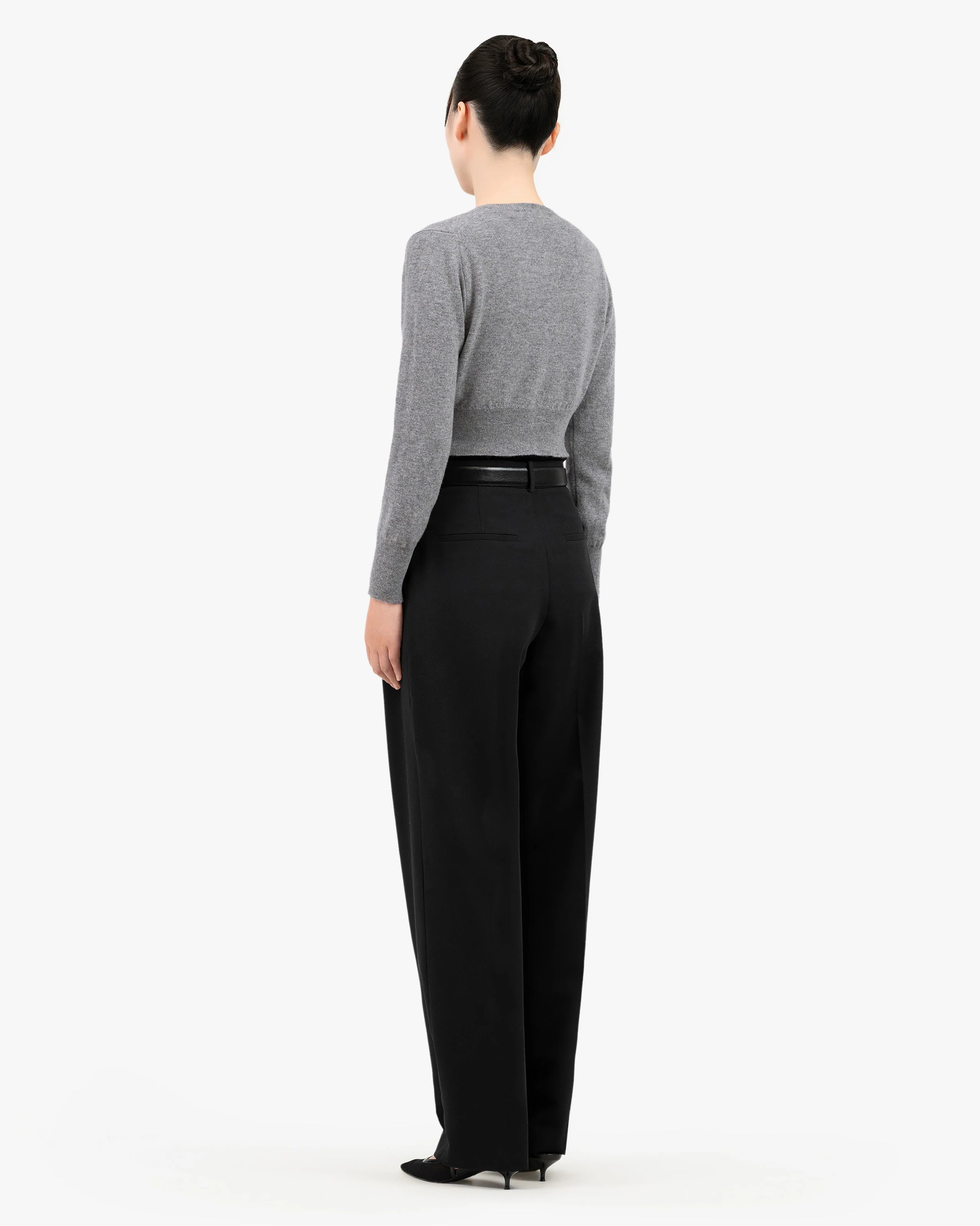 Ostuni Shrug Cardigan - Medium Grey Cashmere