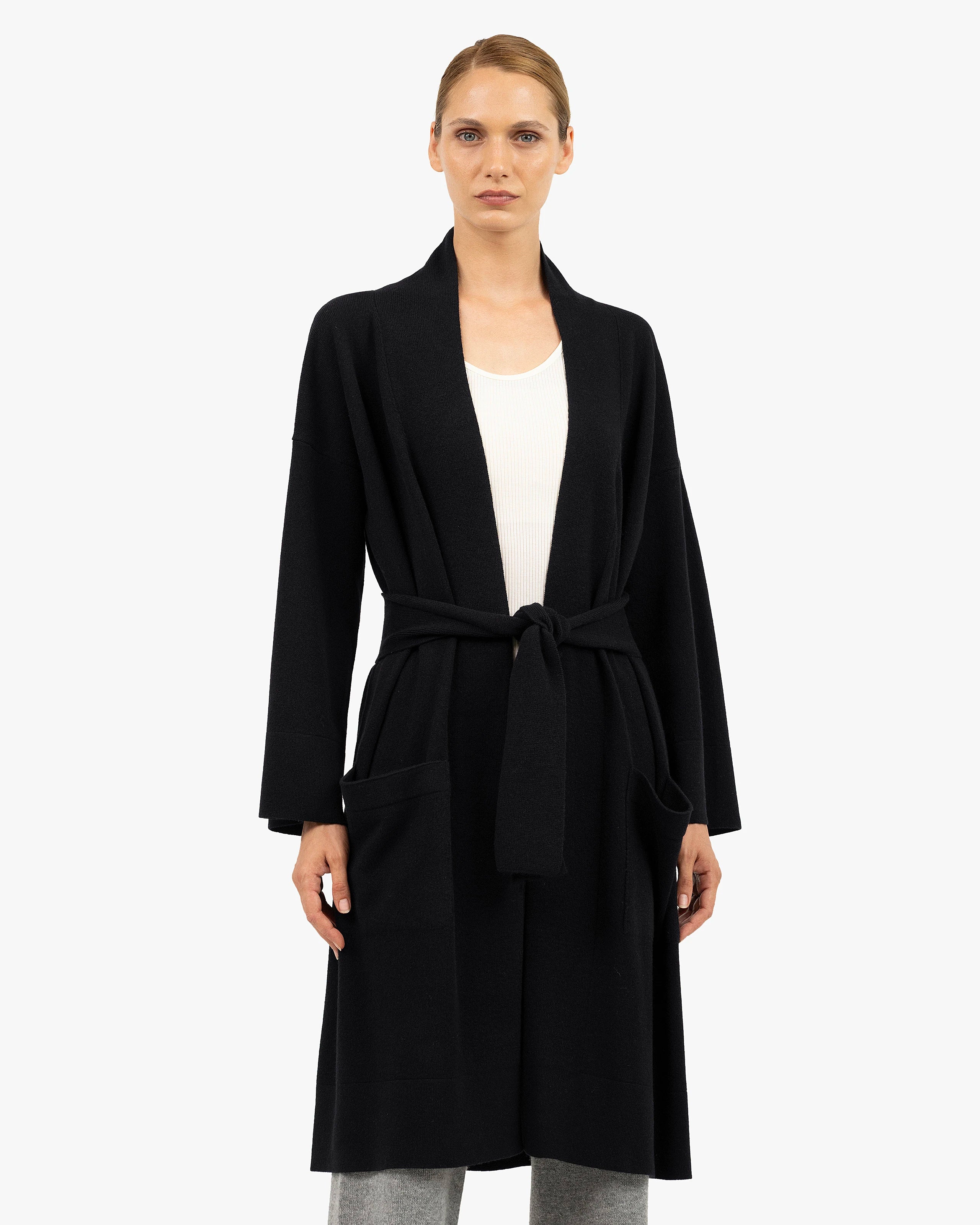 Théa Robe - Black Cashmere