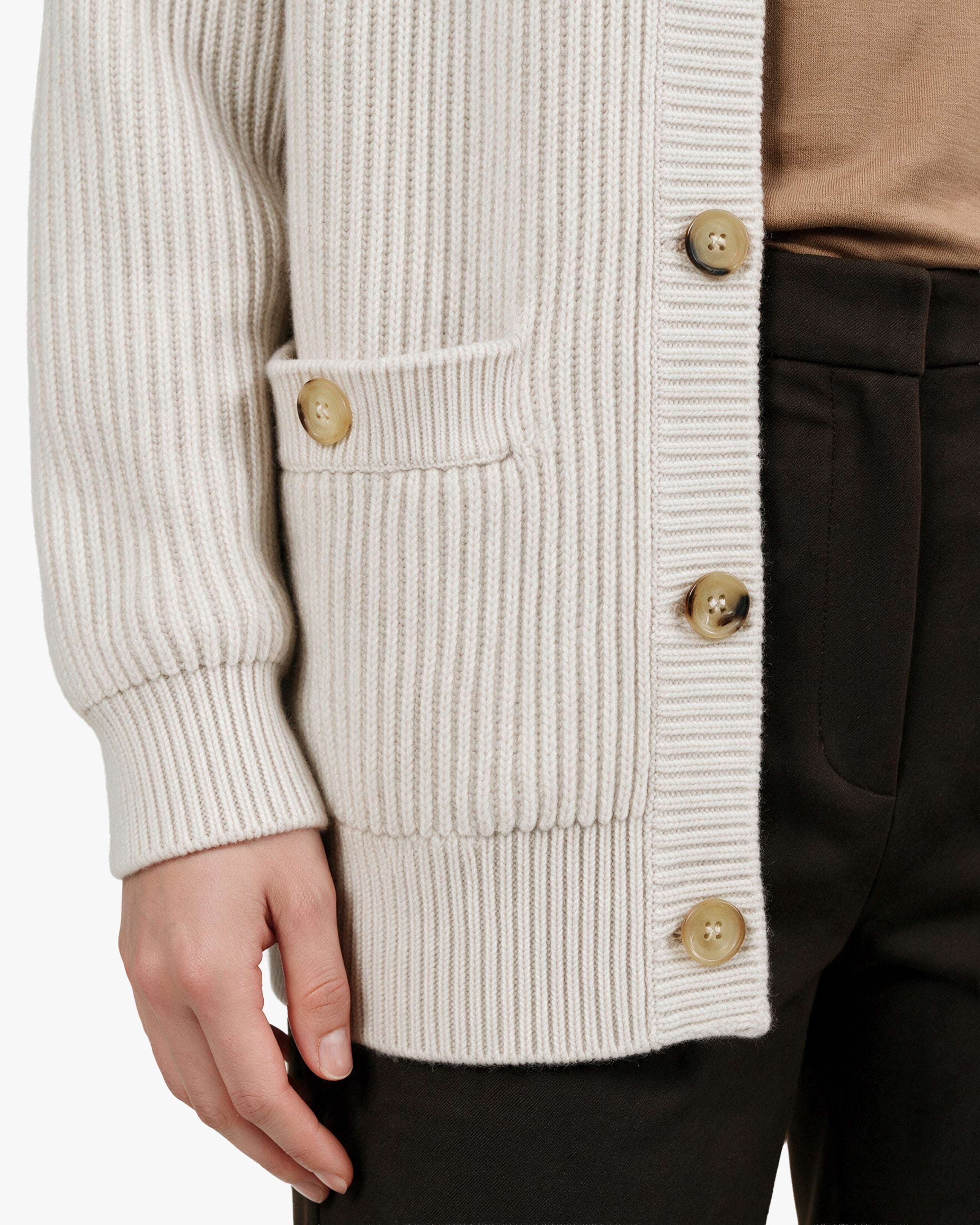 Cardigan Celerina Donna · Bianco