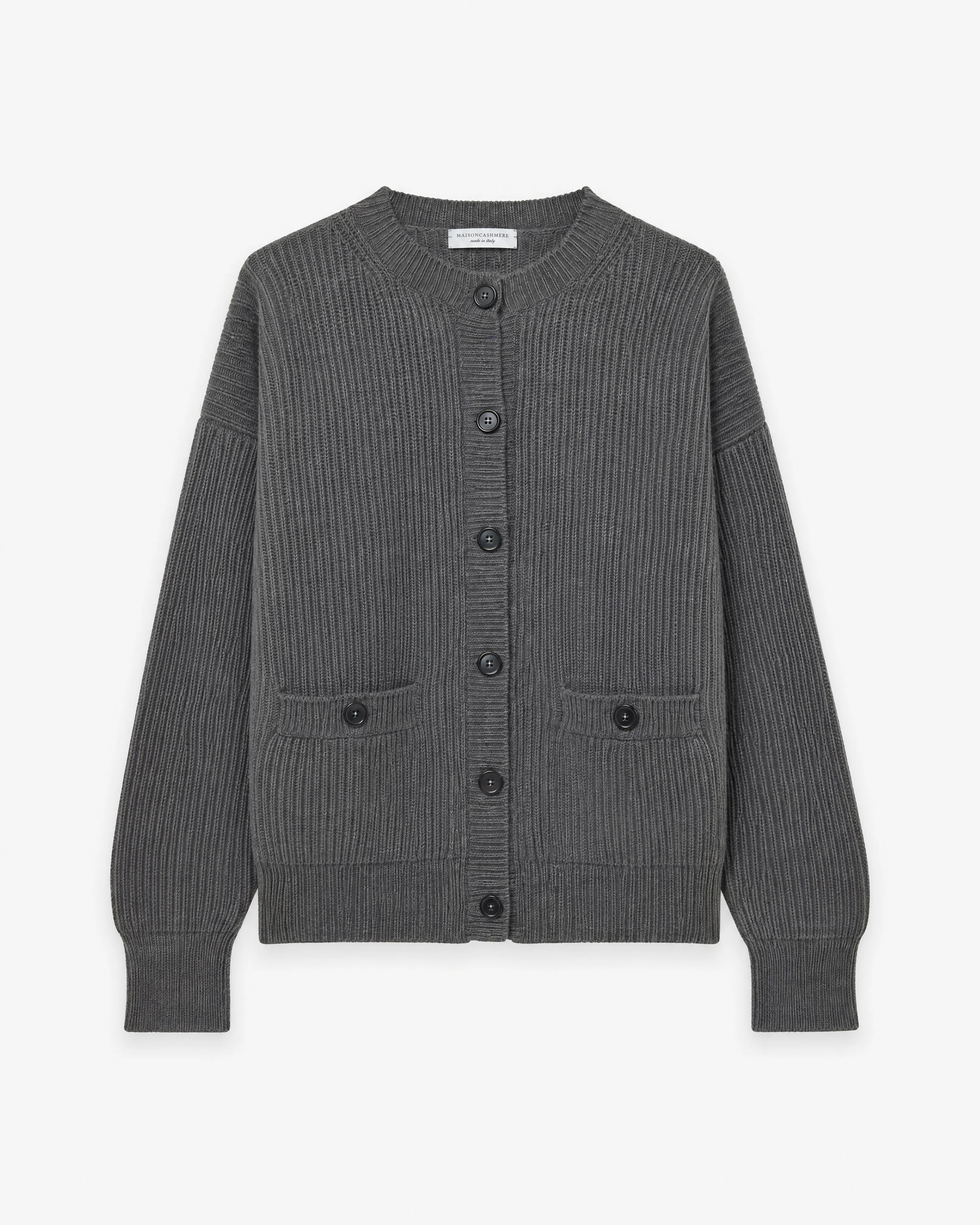 Celerina Strickjacke Damen · Mittelgrau