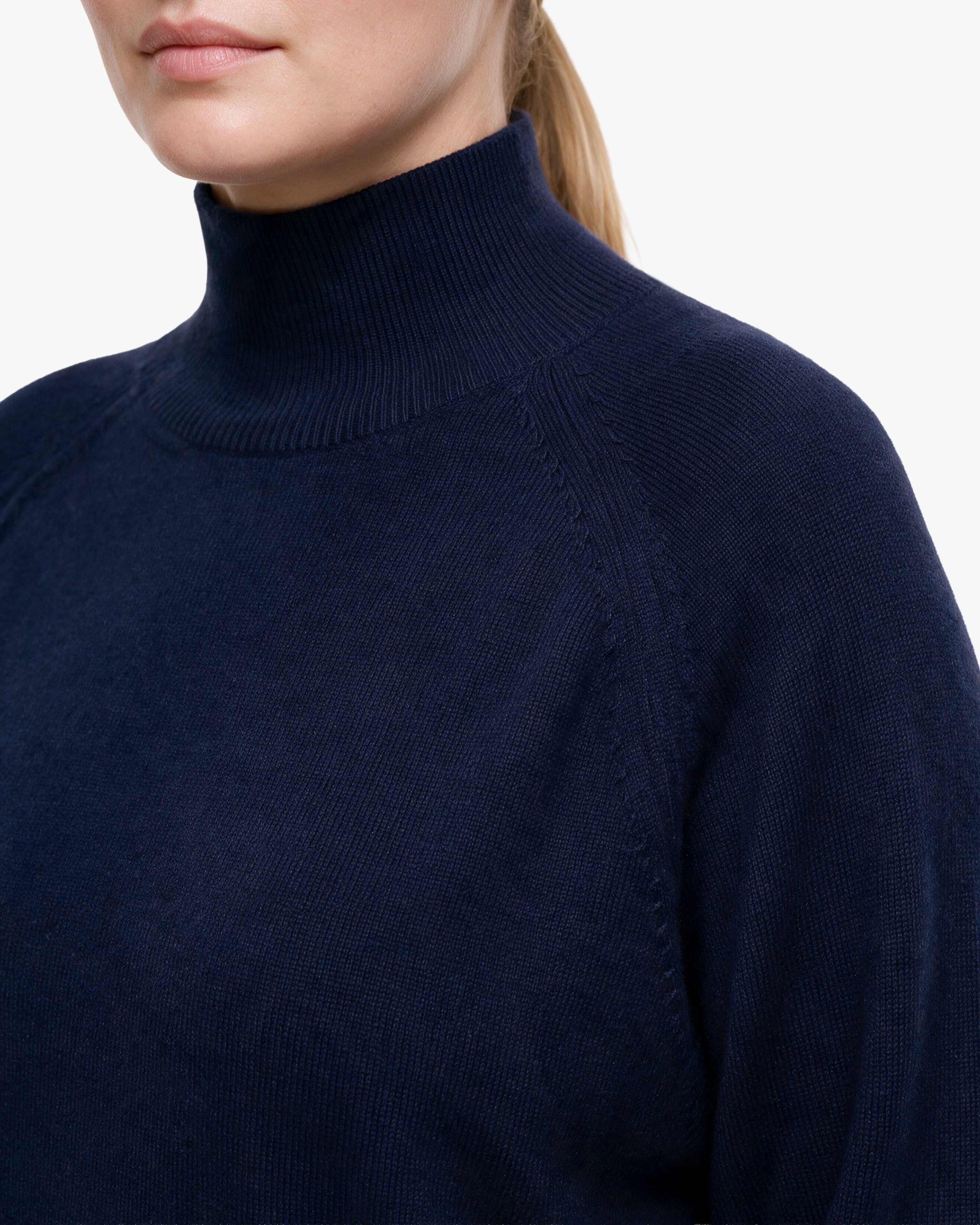 Pull Curvy Femme · Bleu