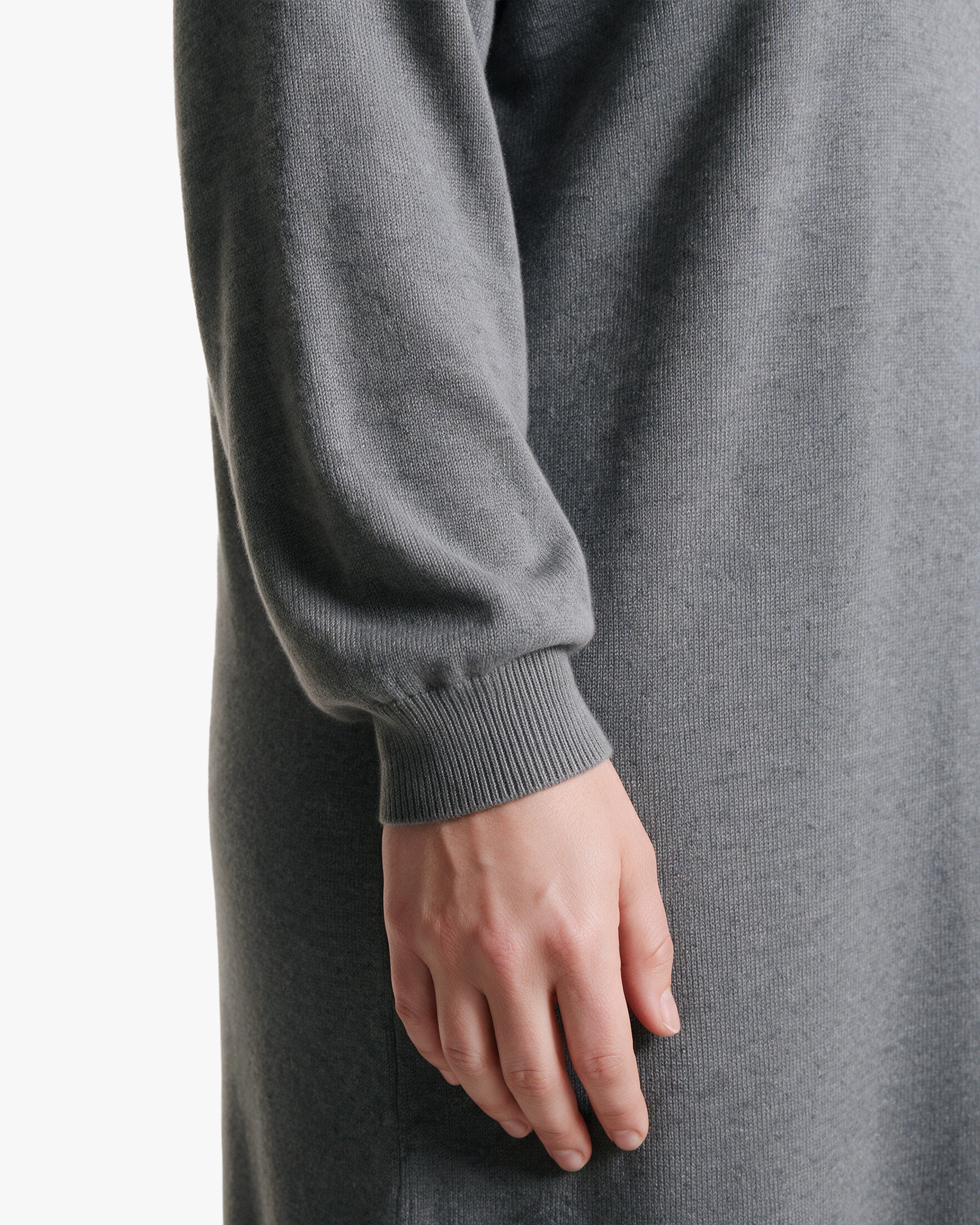 Curvy Sweater Dress · Medium Grey