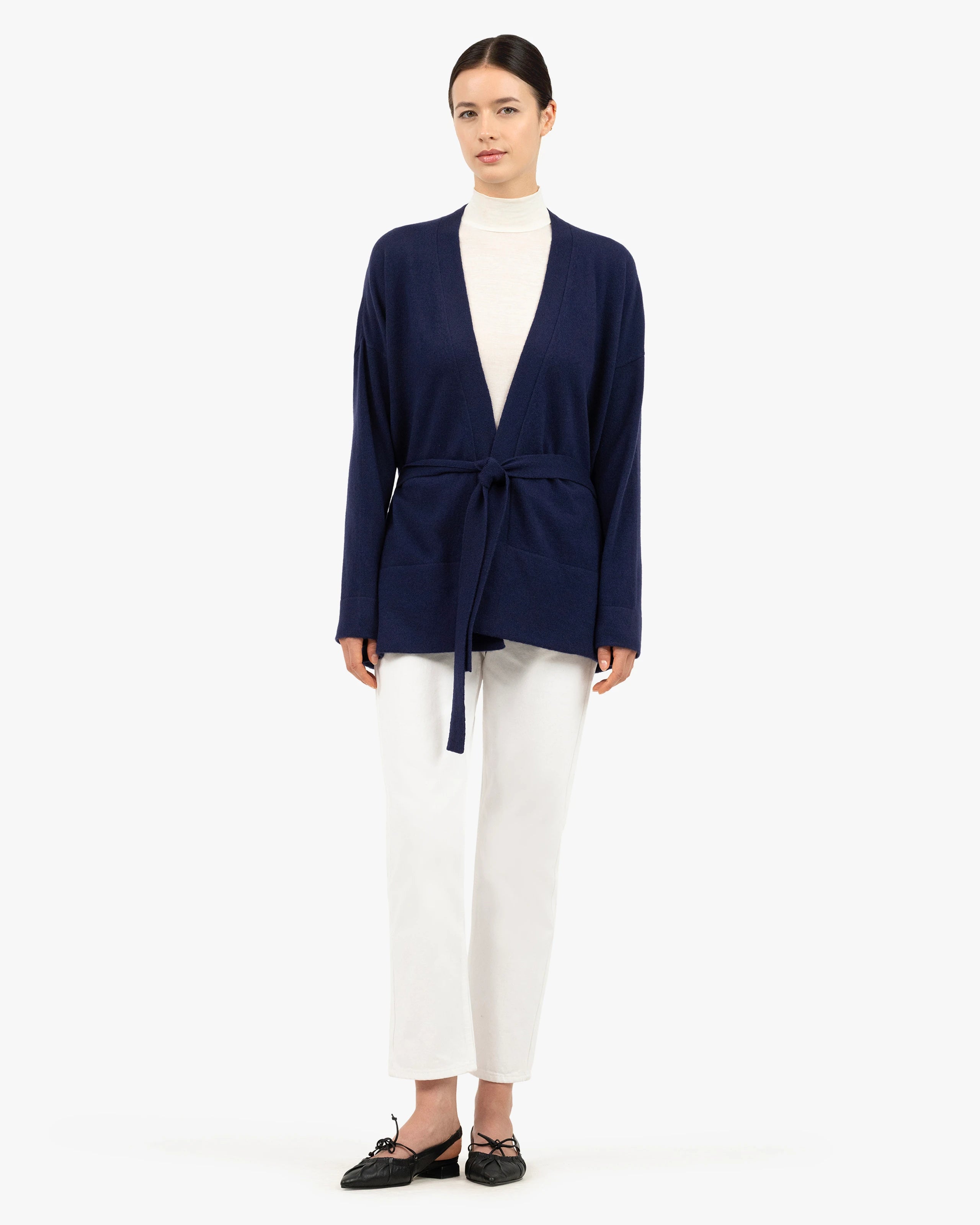 Women's Velia Cardigan - Blue Cashmere
