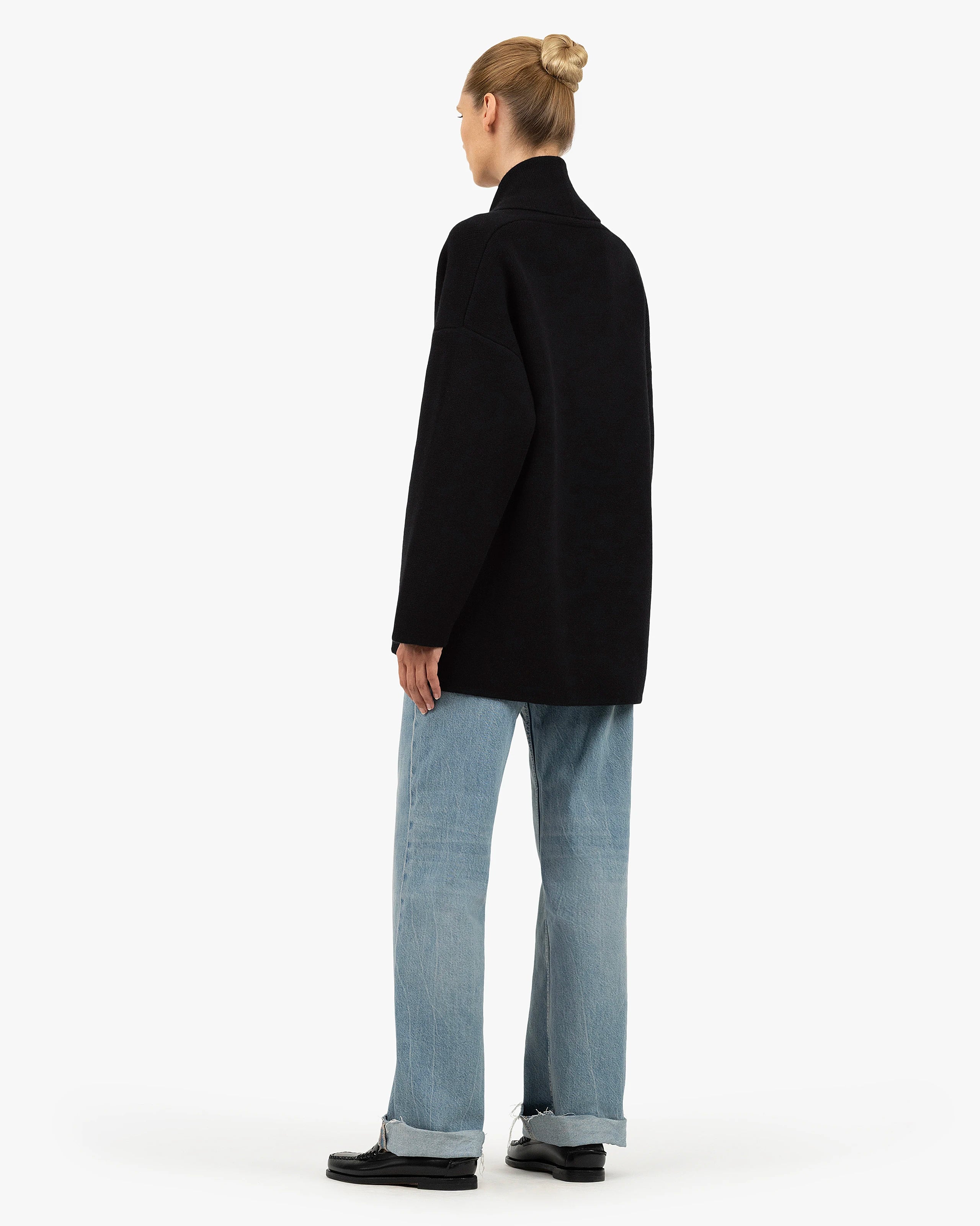 Women's Rialto Coat Cardigan - Black Cashmere