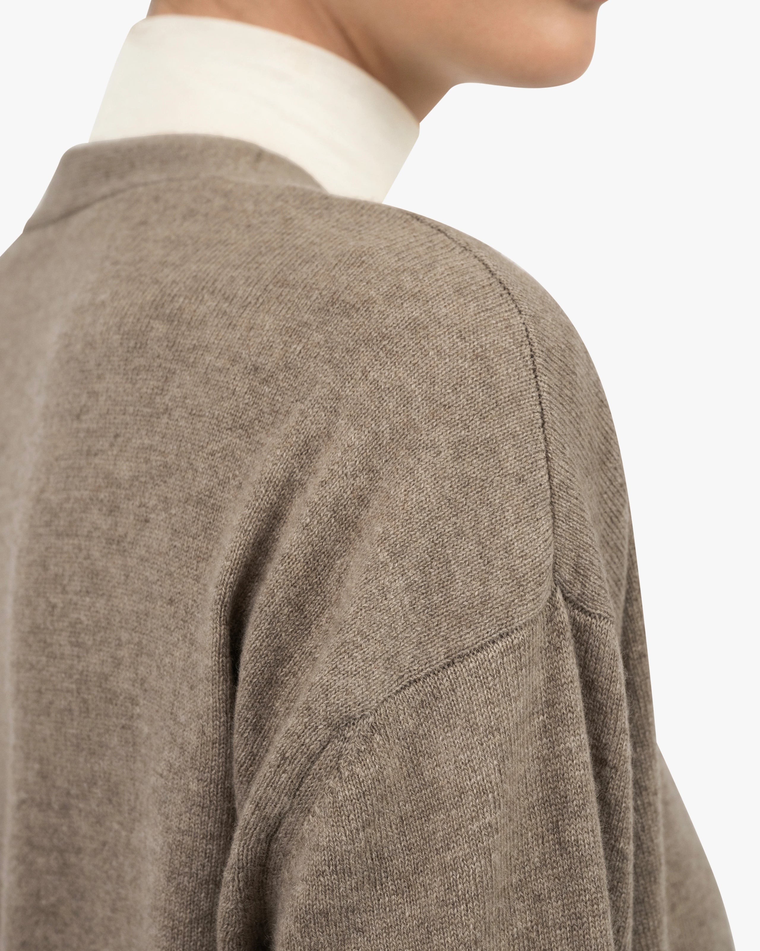 Velia Maxi Cardigan - Taupe Cashmere