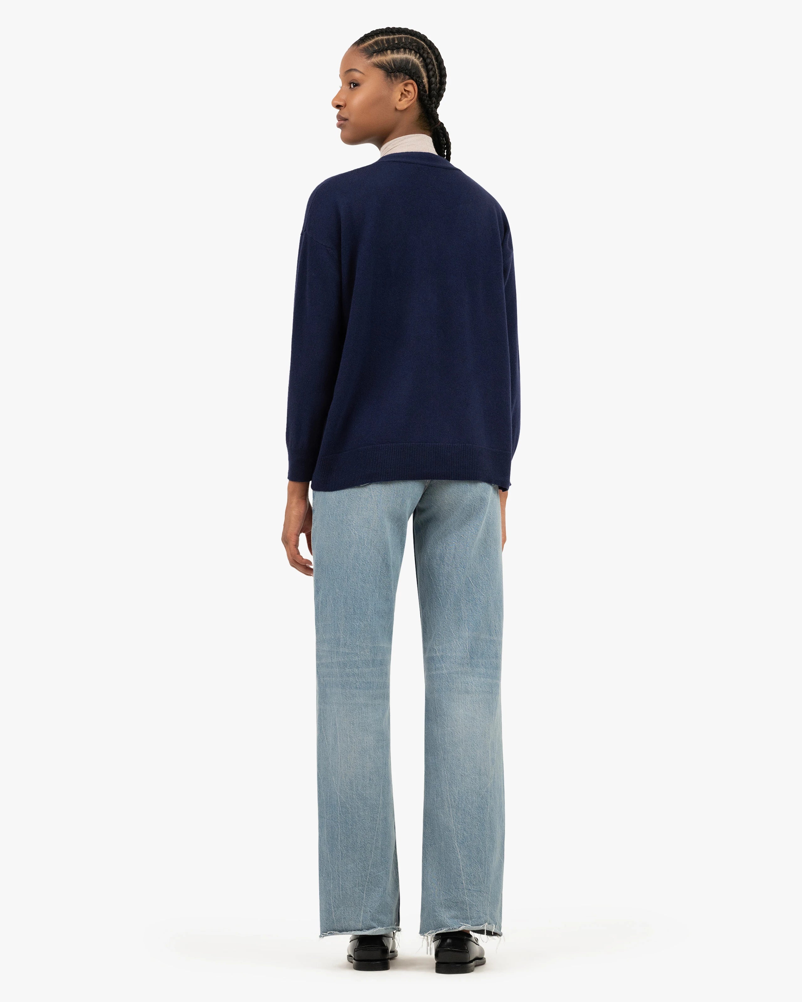 Velia Maxi Cardigan - Blue Cashmere