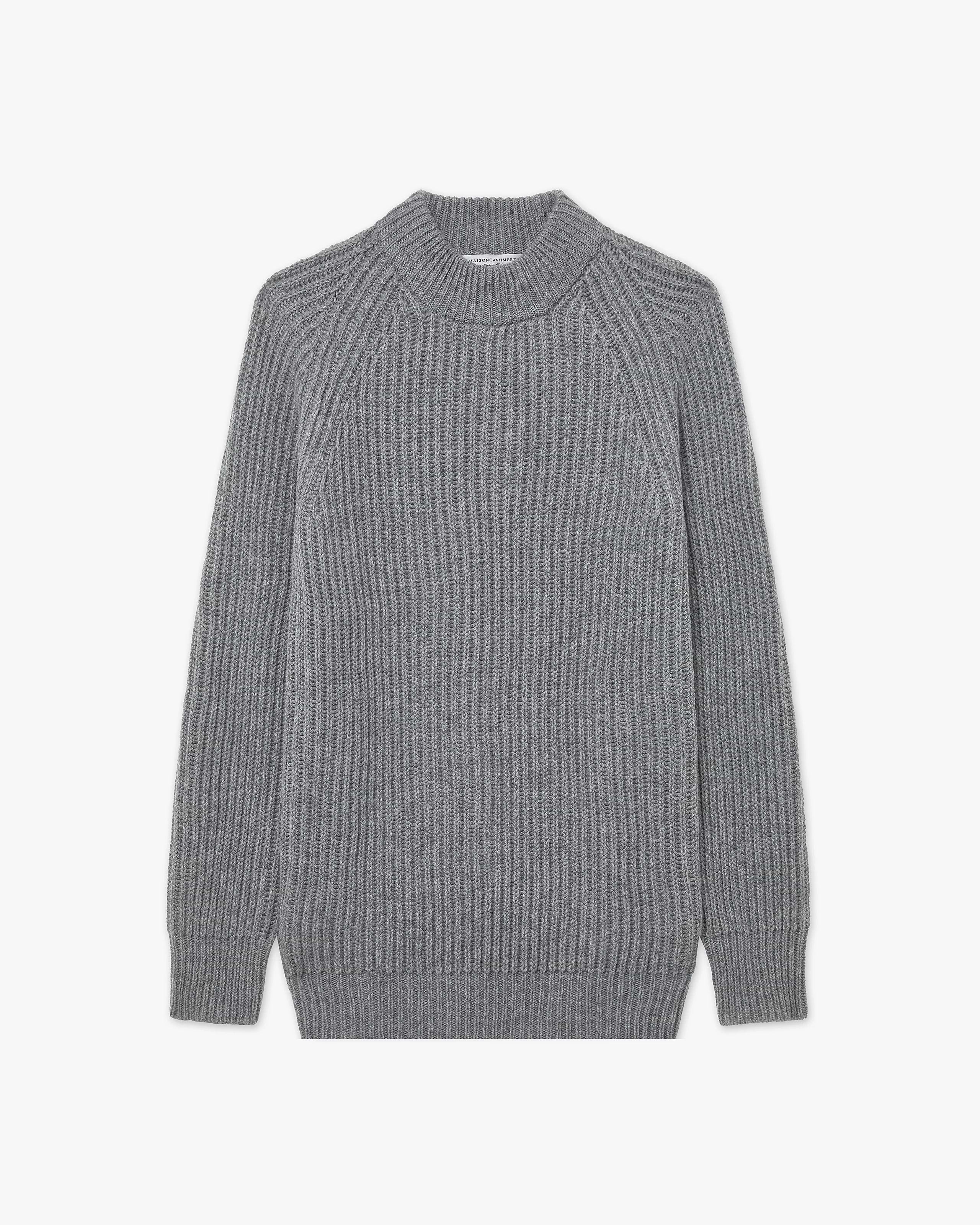 Women's Celerina Crew Neck Sweater - Medium Grey Cashmere