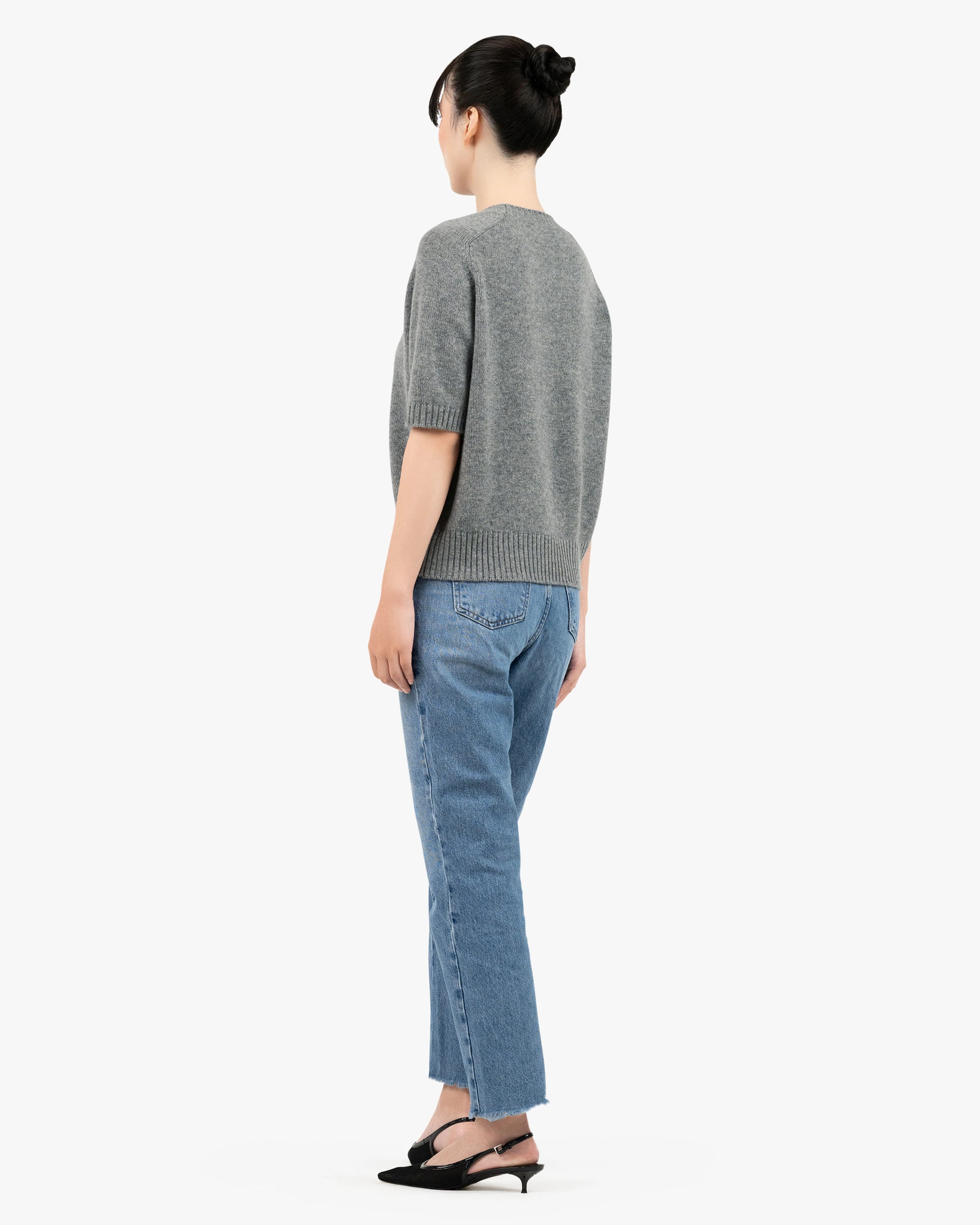 Women's Dolomiti Tee - Medium Grey Cashmere