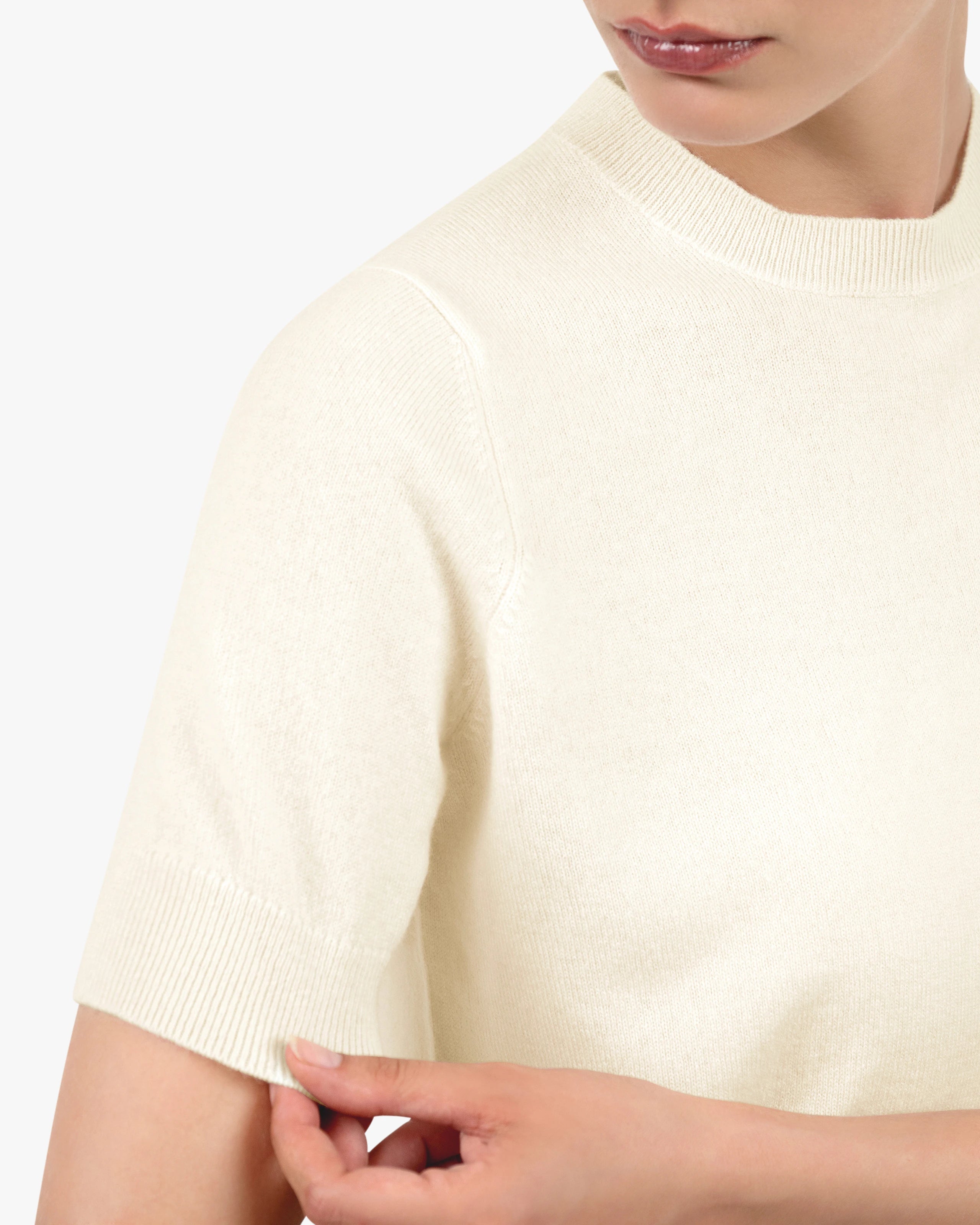 Women's Essential Tee - White Cashmere
