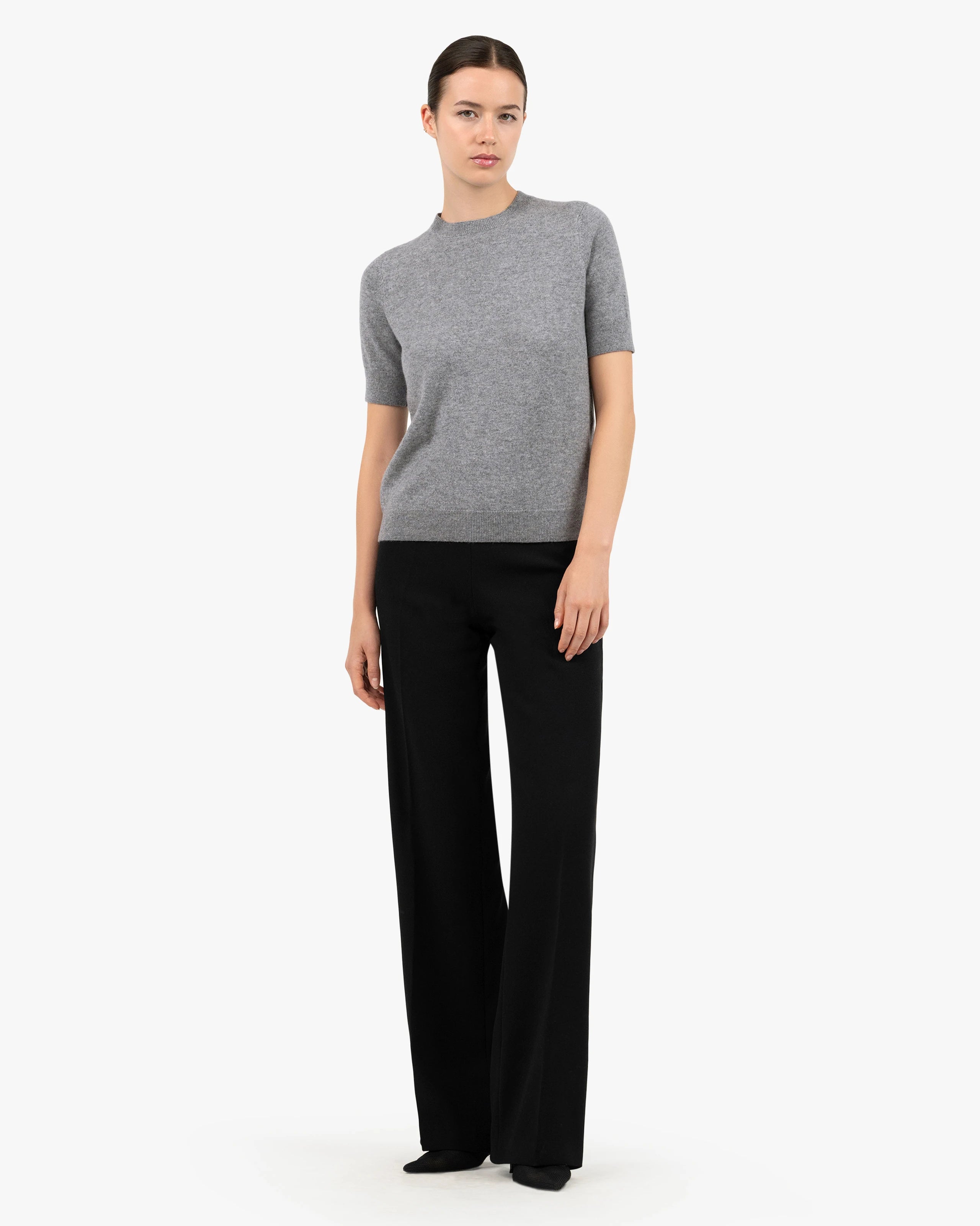 Women's Essential Tee - Medium Grey Cashmere