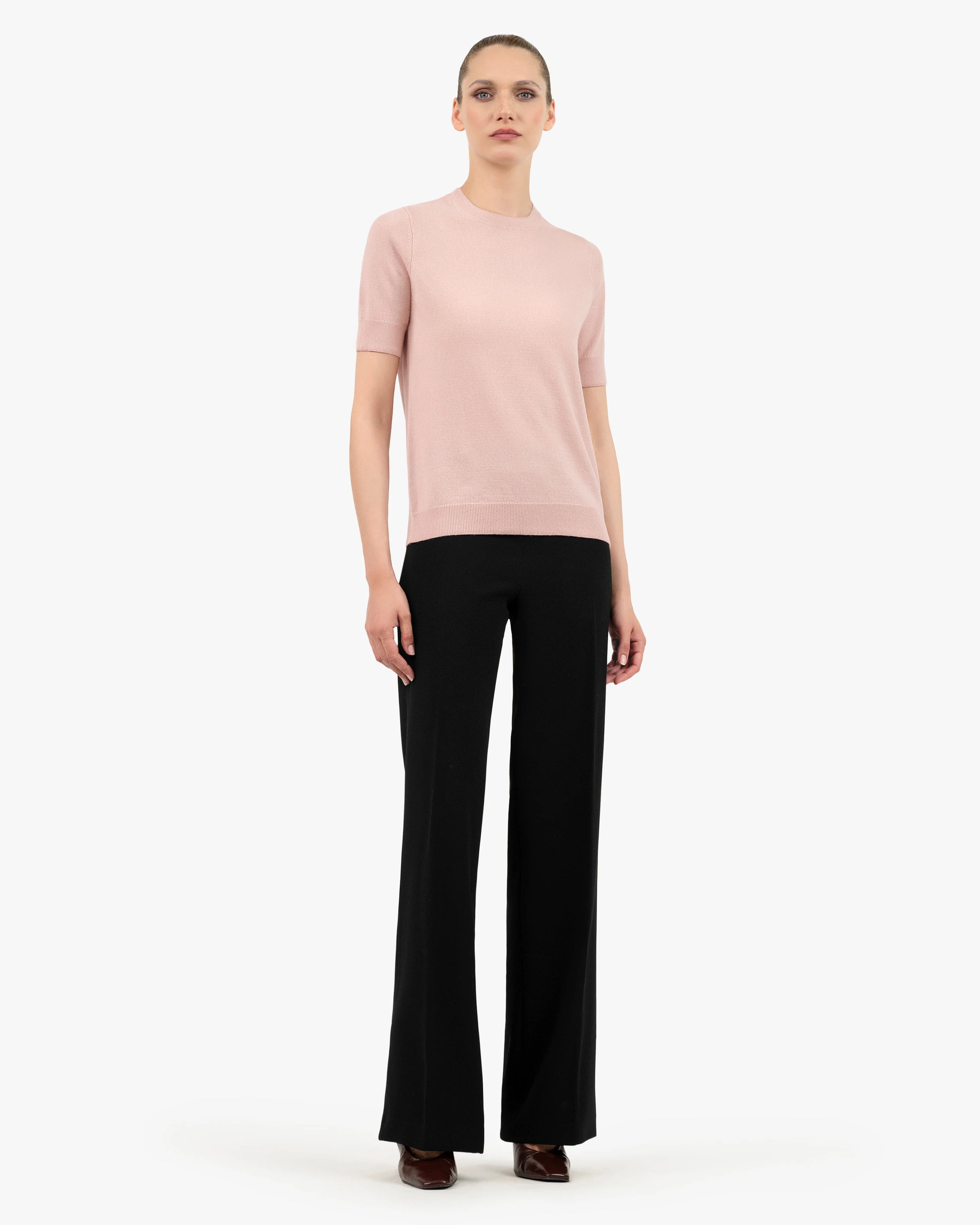 Women's Essential Tee - Rose Cashmere