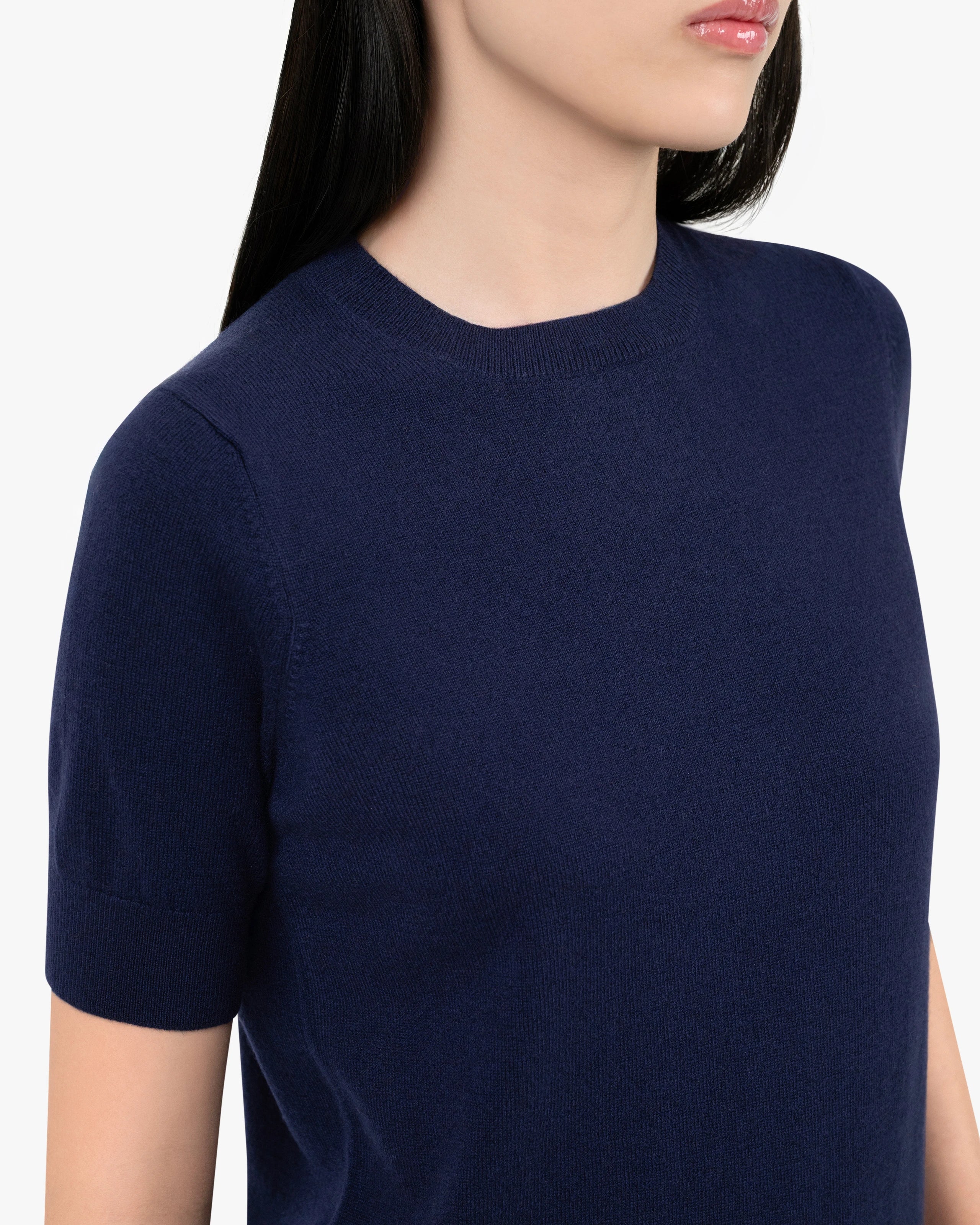 Women's Essential Tee - Blue Cashmere