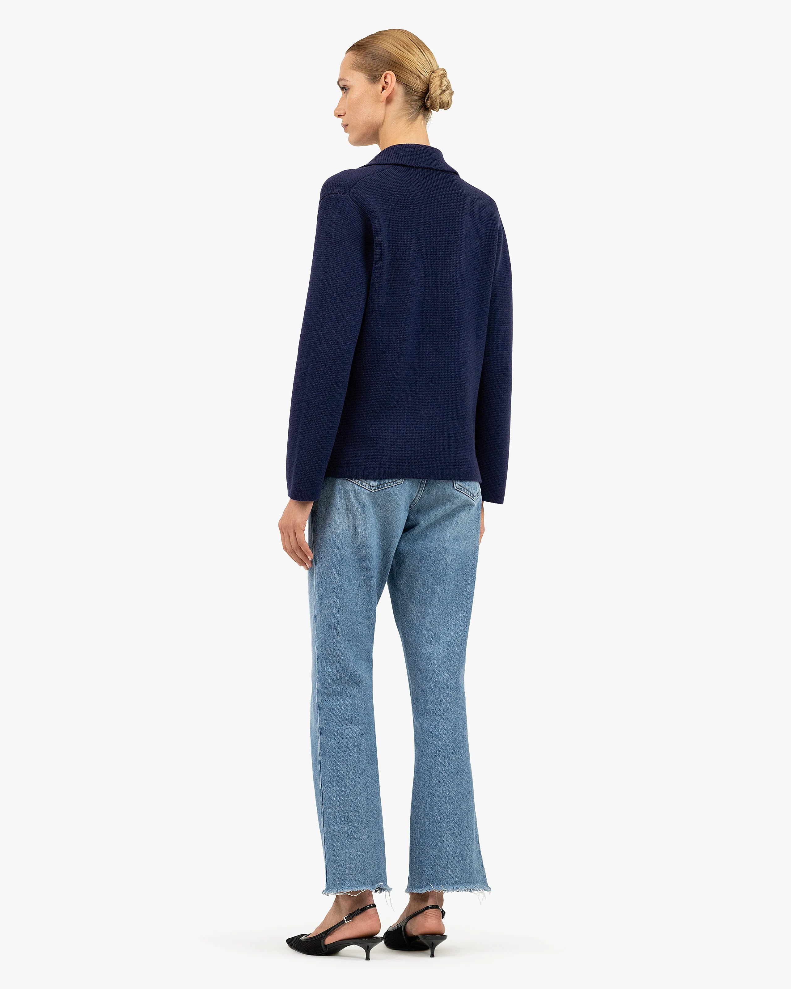 Women's Milford Blazer - Blue Merino