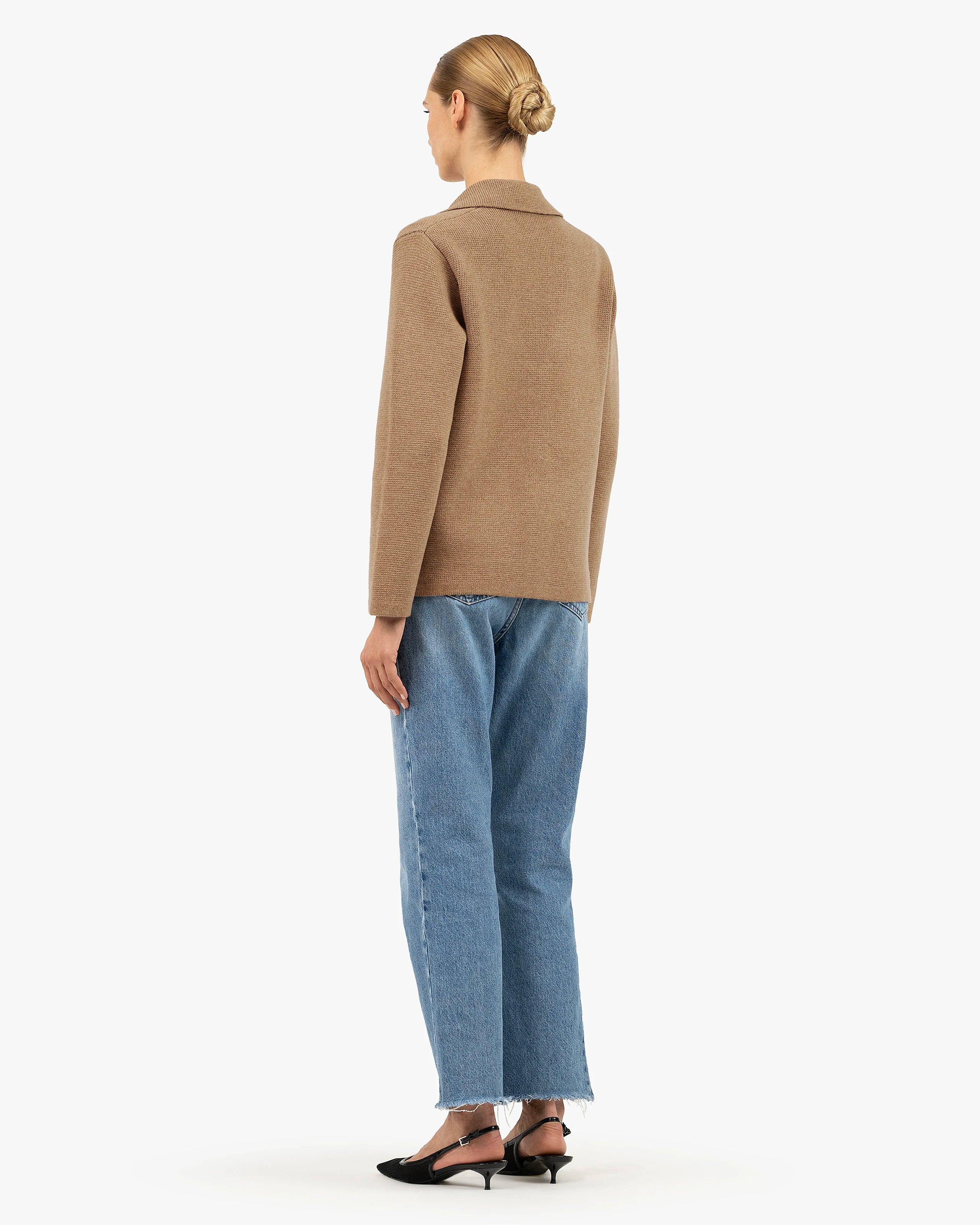Women's Milford Blazer - Hazelnut Merino