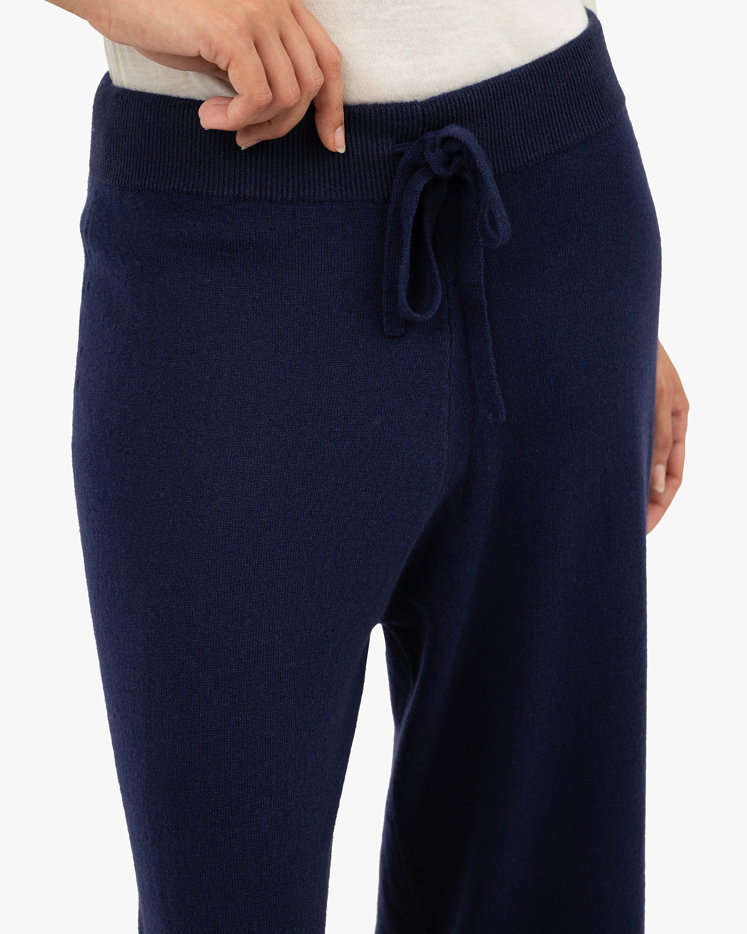 Palazzo Sweatpants - Blue Cashmere