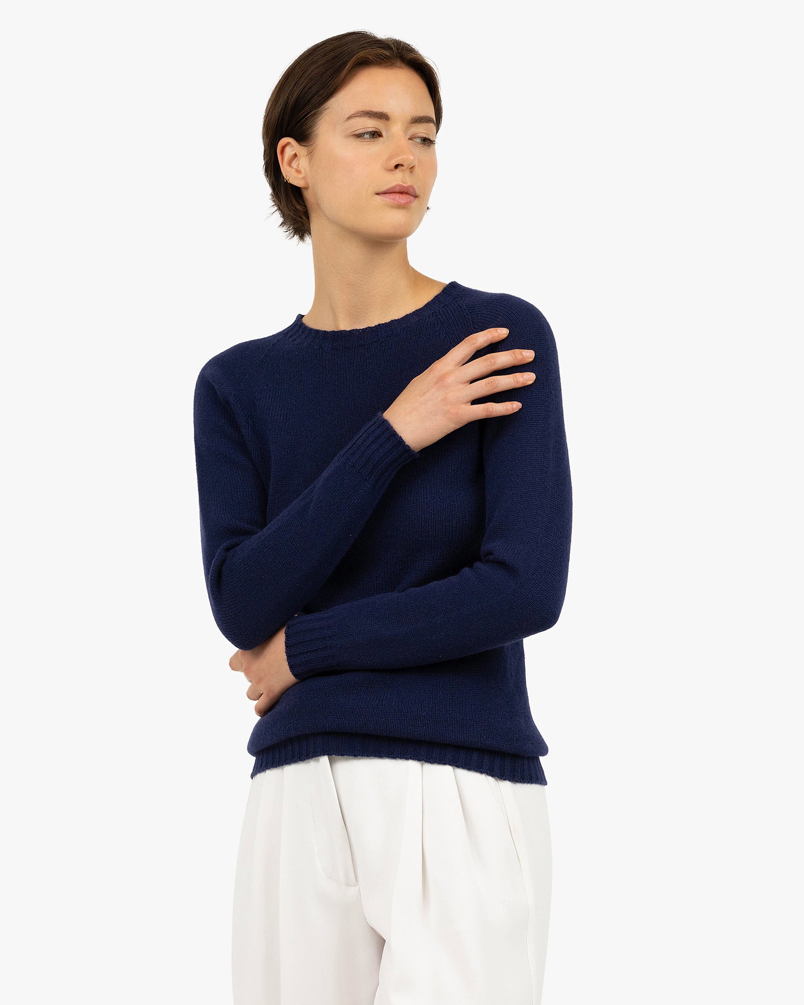 Women's Parksville Crew Neck Sweater - Blue Cashmere