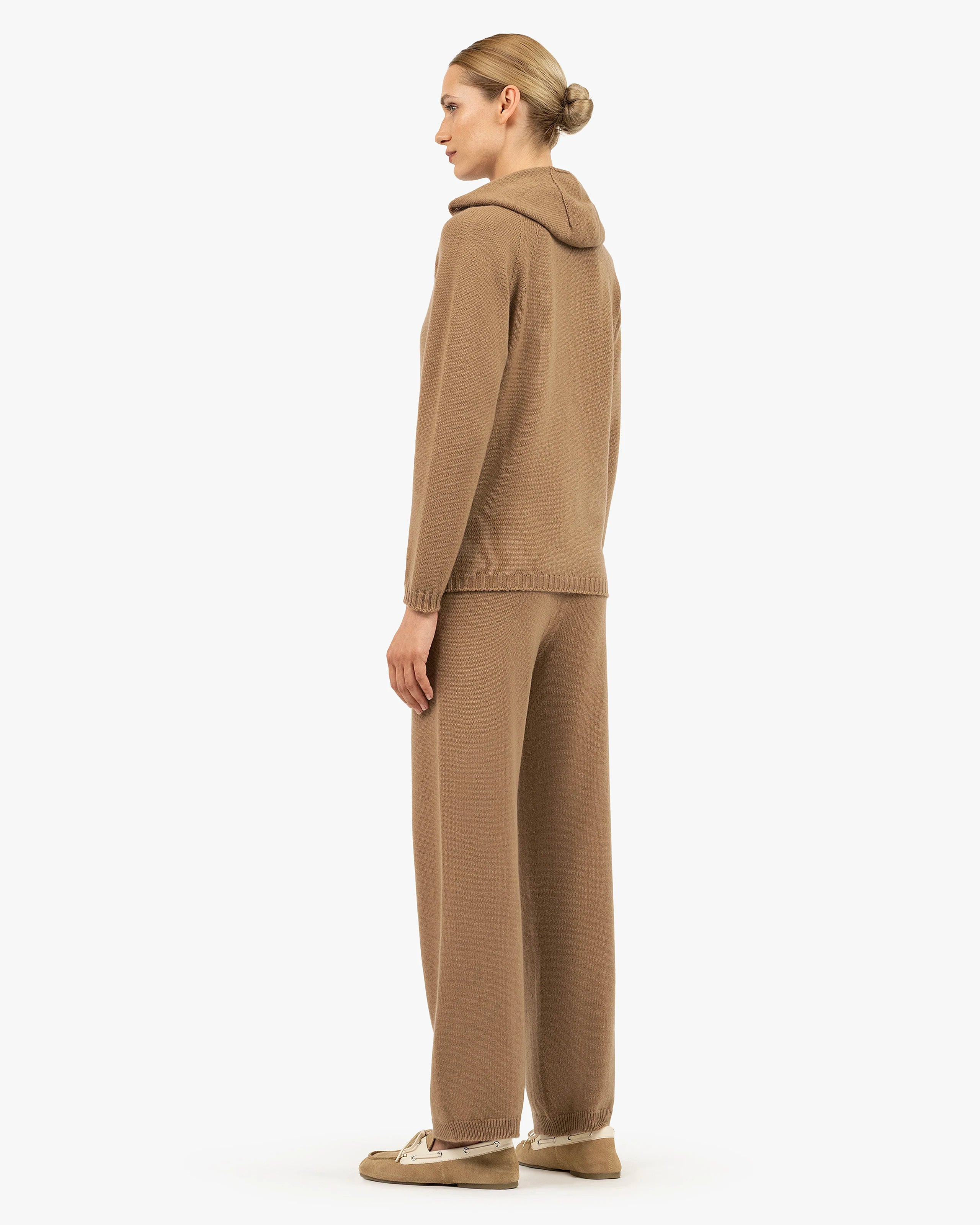Women's Parksville Hoodie - Camel Cashmere