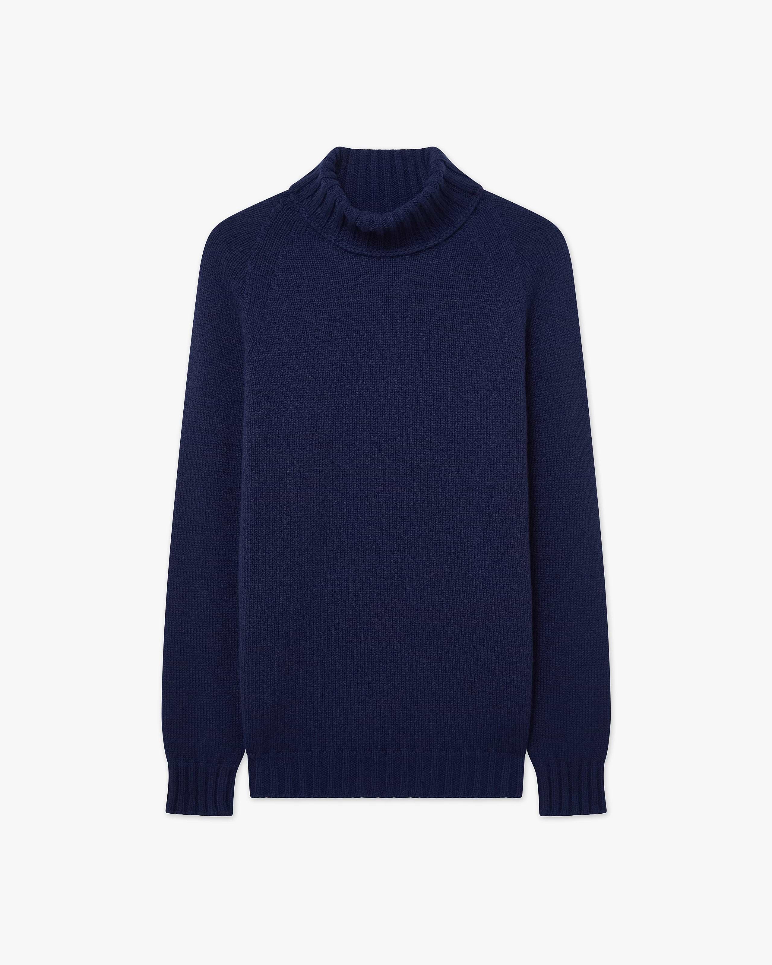 Women's Parksville Turtleneck Sweater - Blue Cashmere
