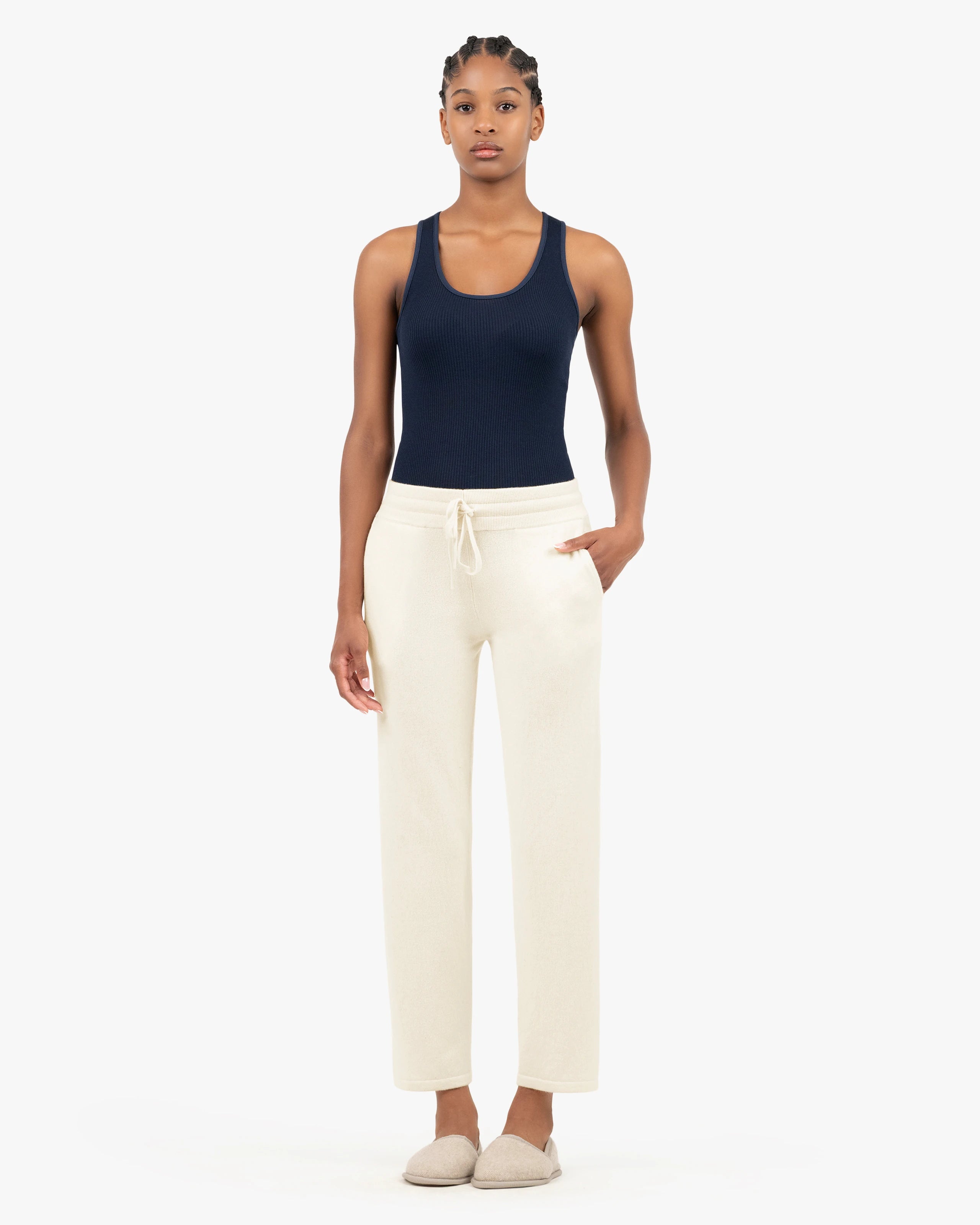 Women's Salò Sweatpants - White Cashmere