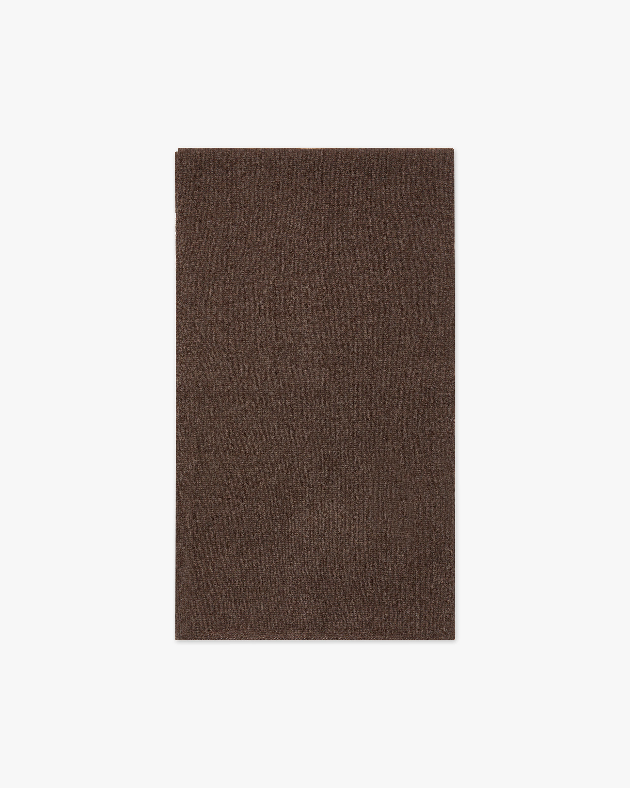Women's Essential Scarf - Brown Cashmere