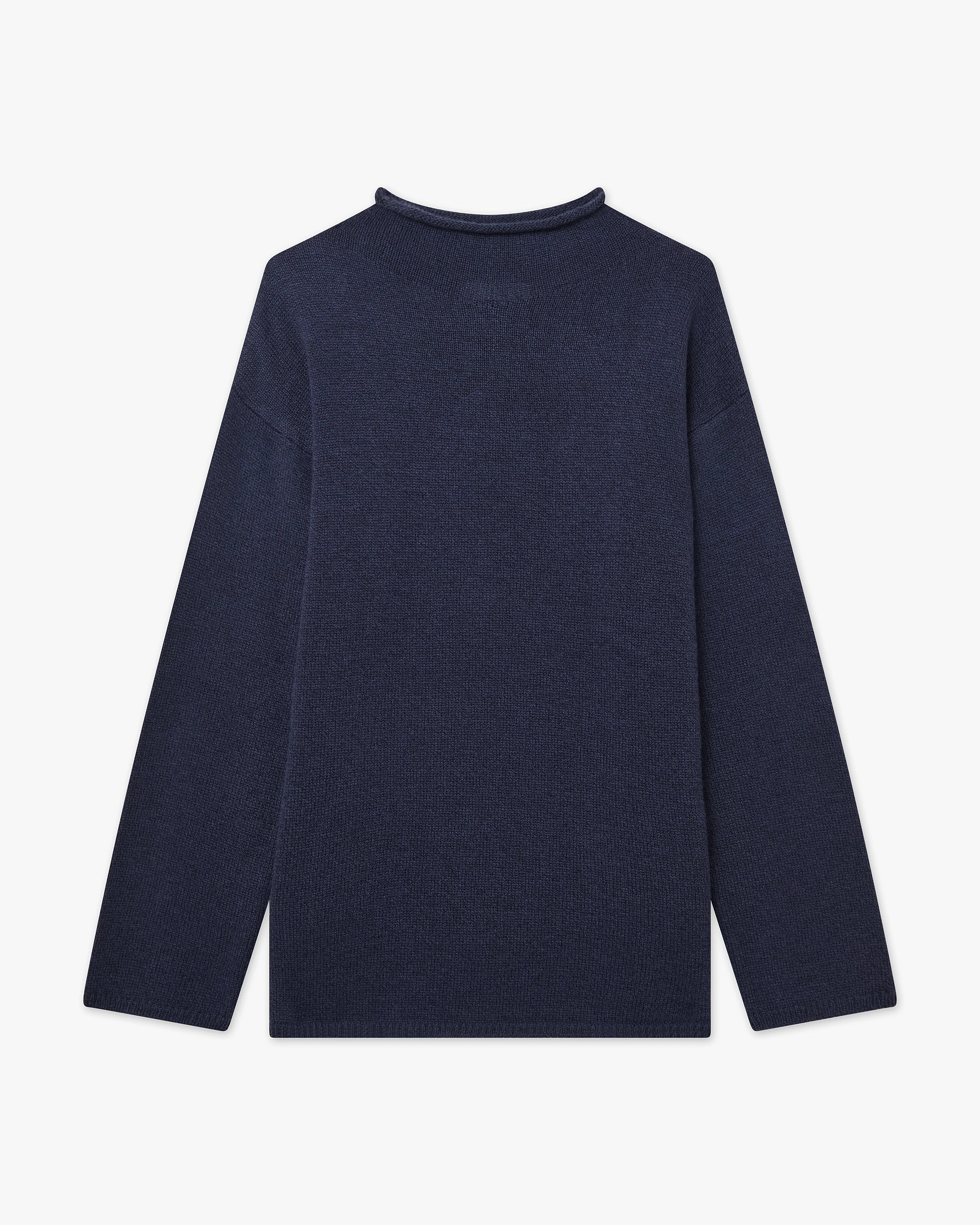 Women's Siena Sweater - Blue Merino / Cashmere