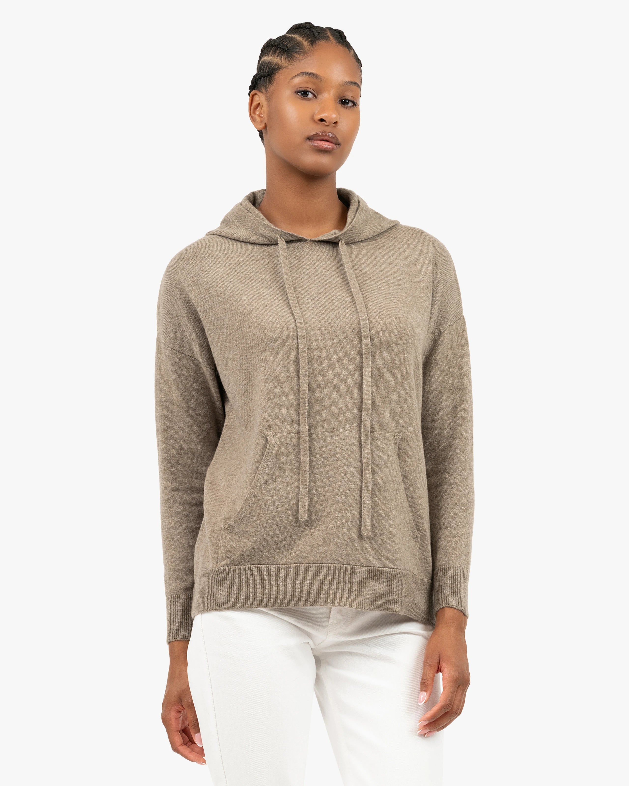 Women's Velia Maxi Hoodie - Taupe Cashmere