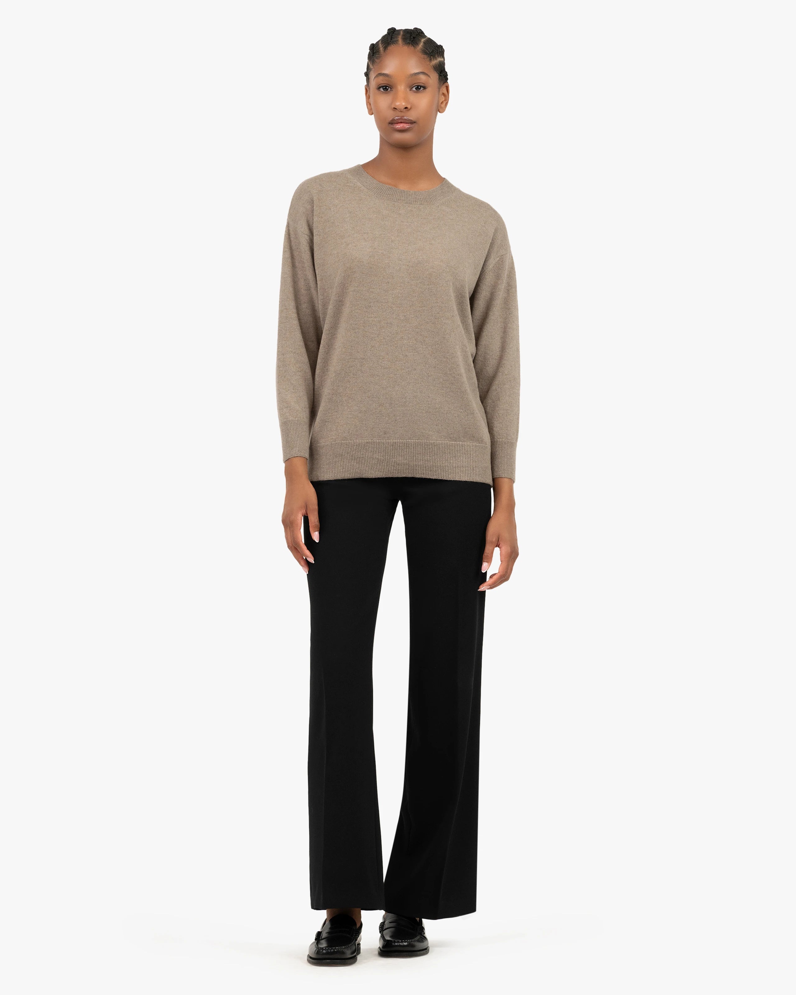 Velia Maxi Sweater - Taupe Cashmere