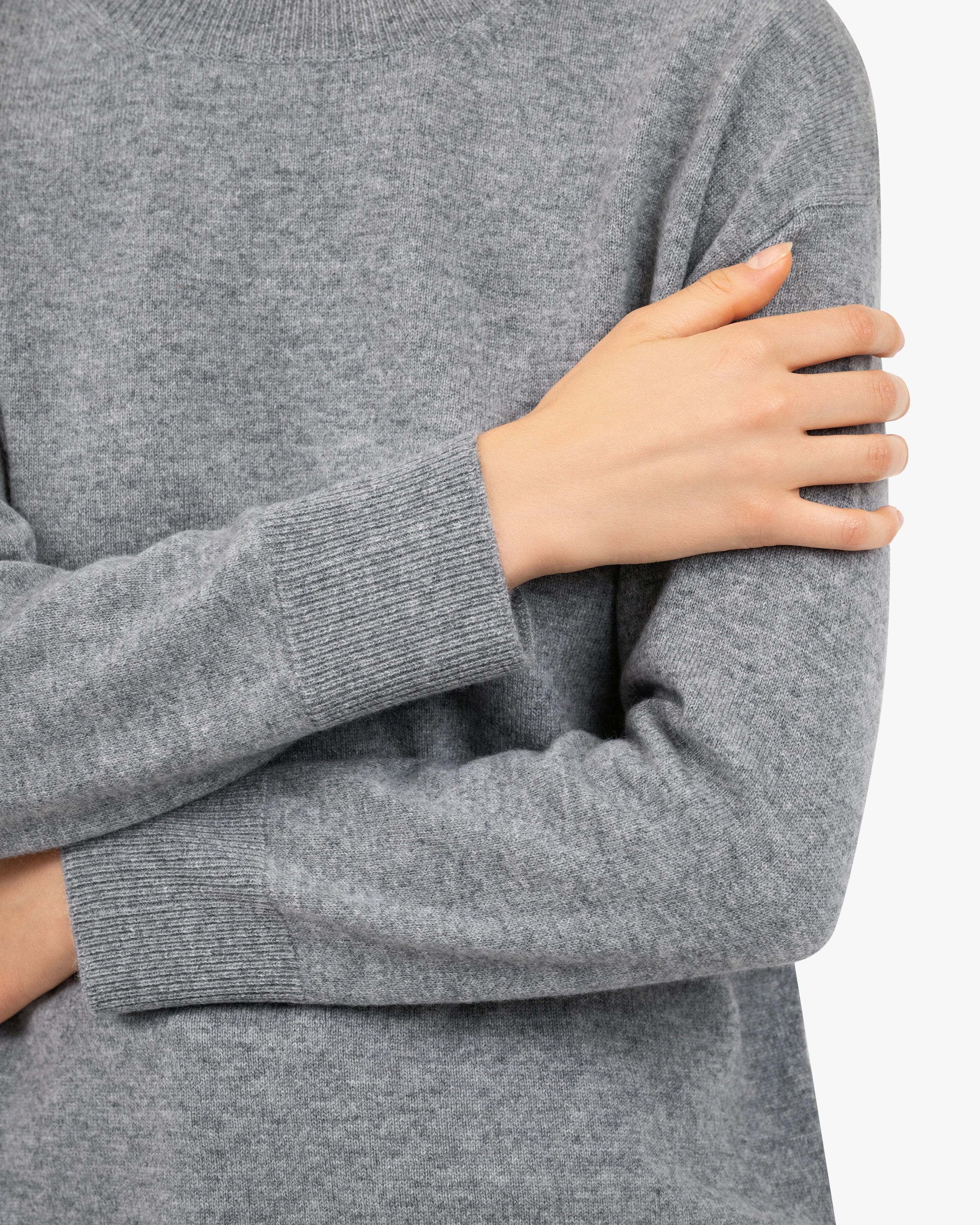 Velia Maxi Sweater - Medium Grey Cashmere