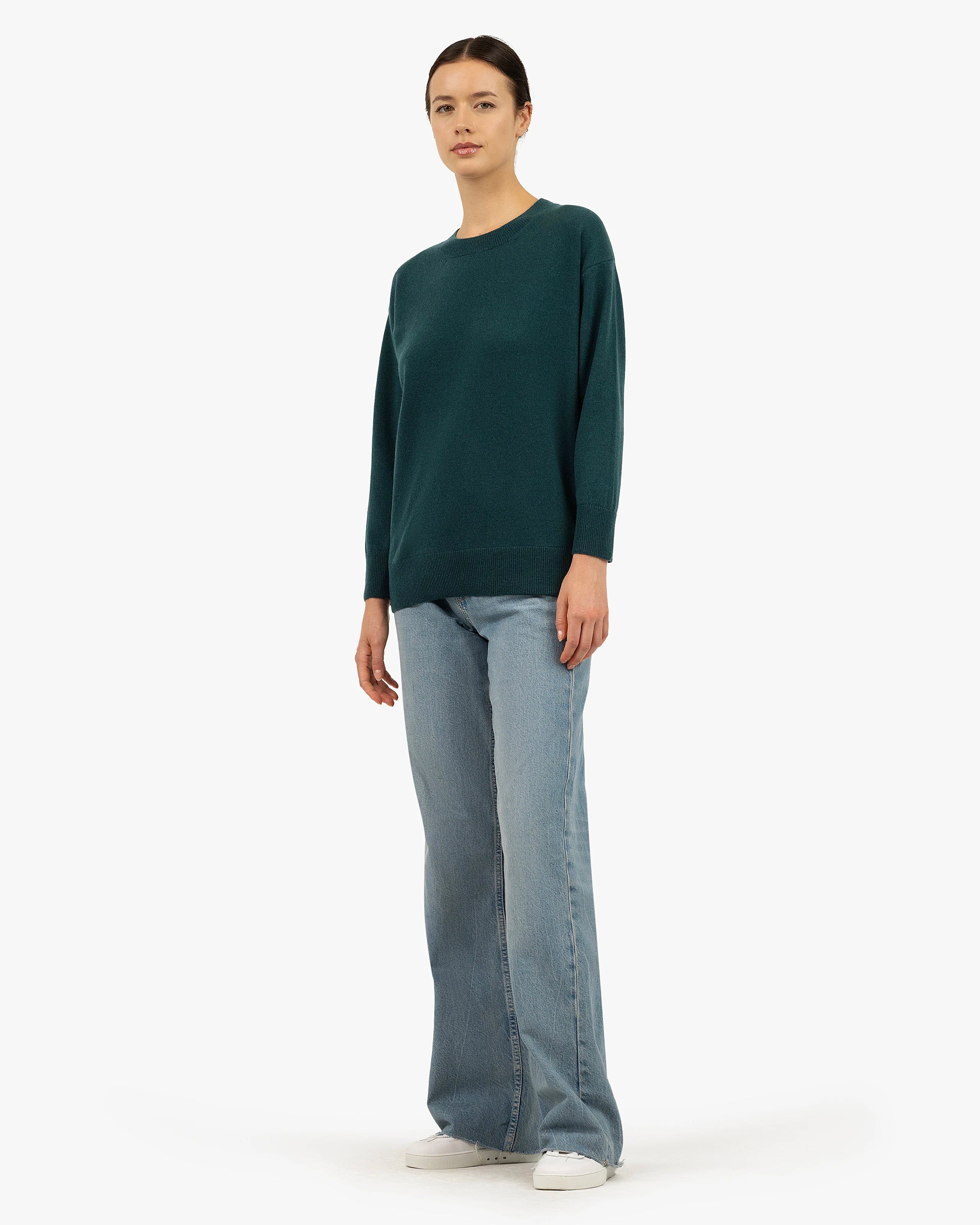 Velia Maxi Sweater - Green Cashmere