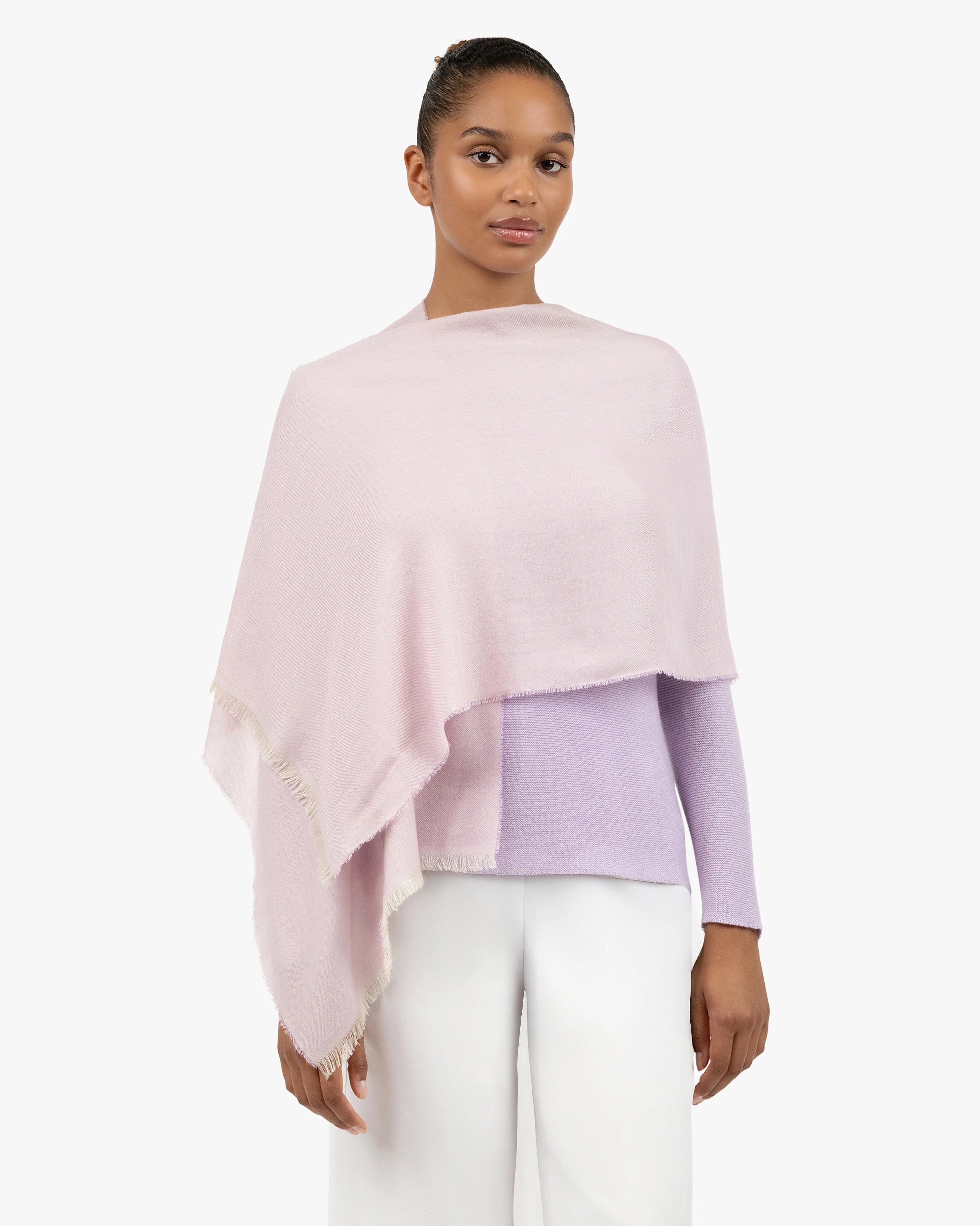 Positano Wrap - Blush Cashmere / Seta