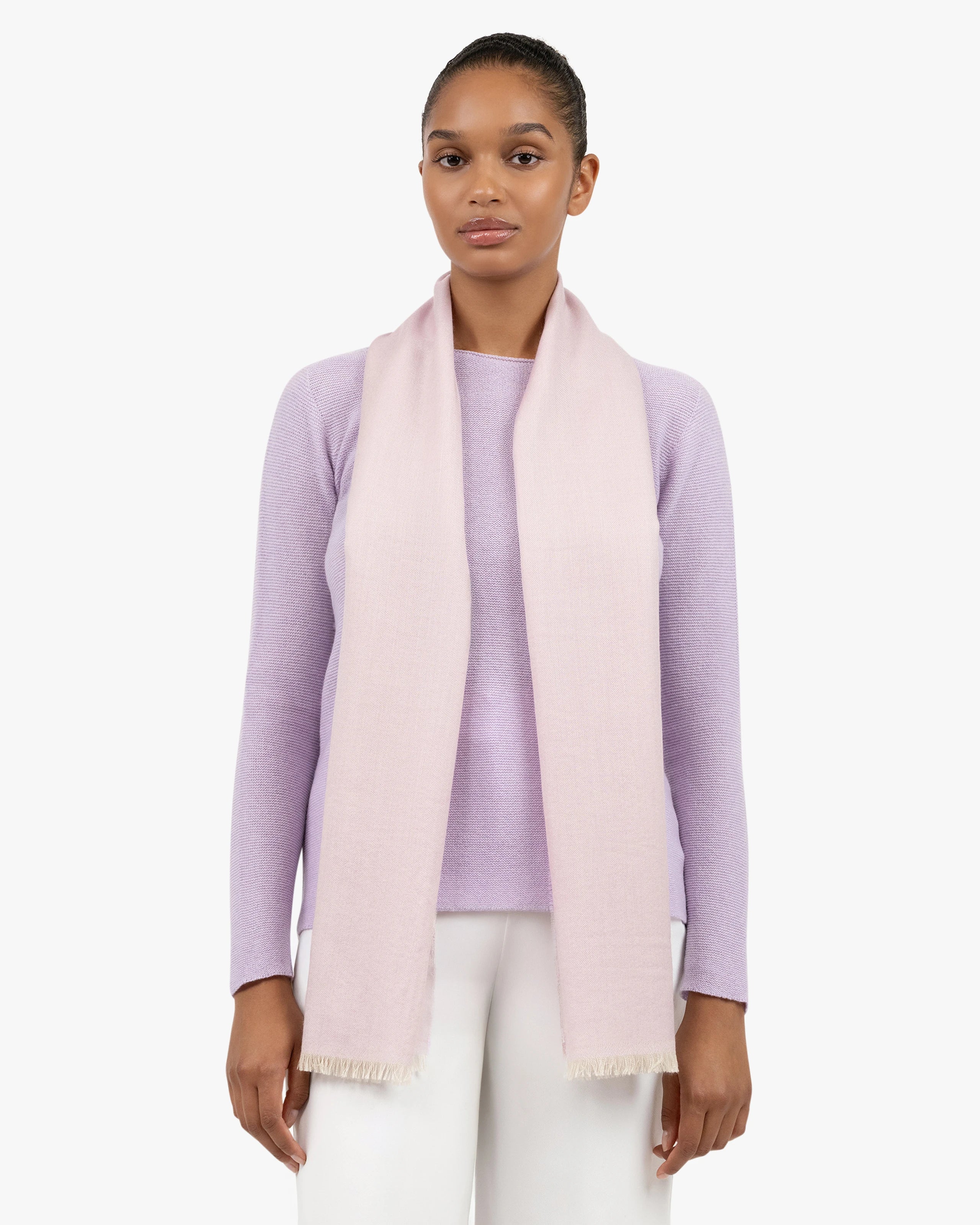 Positano Wrap - Blush Cashmere / Seta